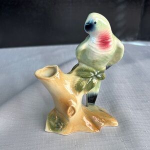 Royal Copley Yellow Parrot Bud Vase